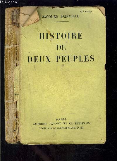 HISTOIRE DE DEUX PEUPLES