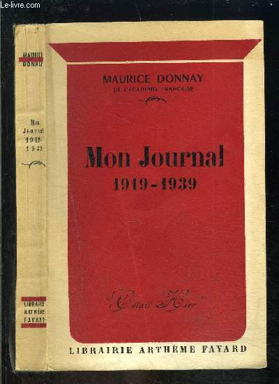 MON JOURNAL 1919-1939