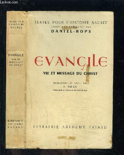 EVANGILE- VIE ET MESSAGE DU CHRIST
