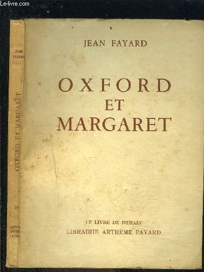 OXFORD ET MARGARET- LE LIVRE DE DEMAIN N34
