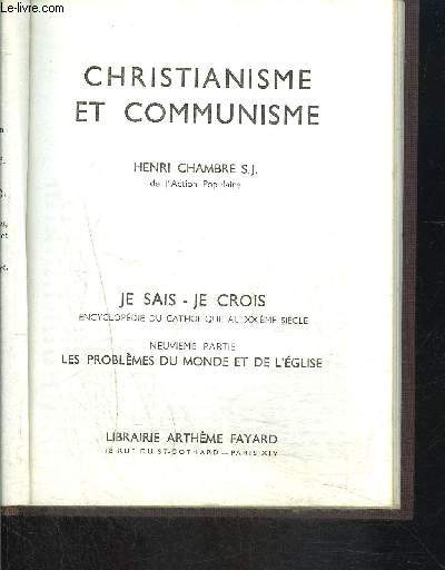CHRISTIANNISME ET COMMUNISME- JE SAIS- JE CROIS N9. 95