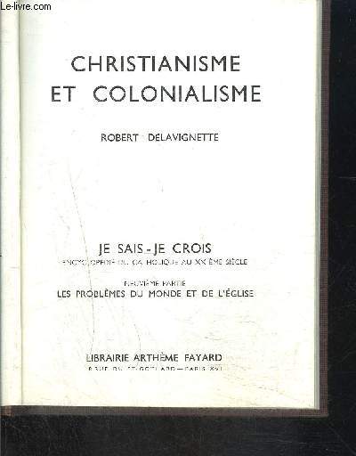CHRISTIANISME ET COLONIALISME- JE SAIS- JE CROIS N9. 96