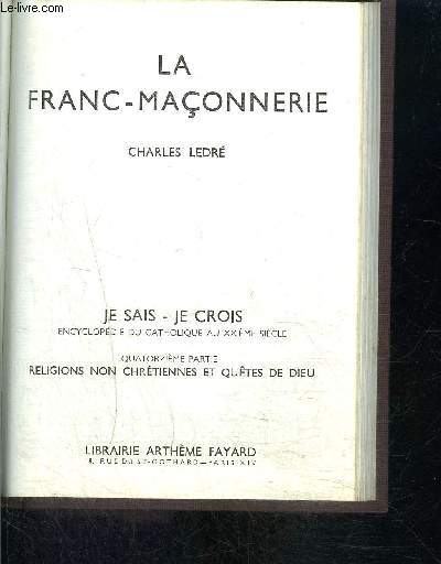 LA FRANC MACONNERIE- JE SAIS- JE CROIS N14. 148
