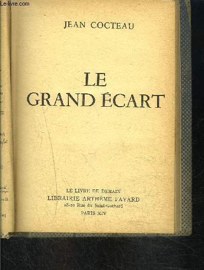 LE GRAND ECART- LE LIVRE DE DEMAIN