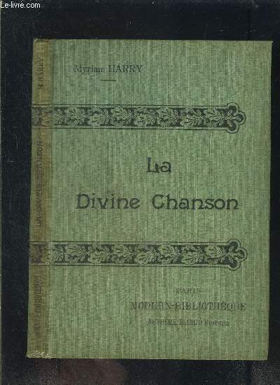 LA DIVINE CHANSON- COLLECTION MODERN-BIBLIOTHEQUE