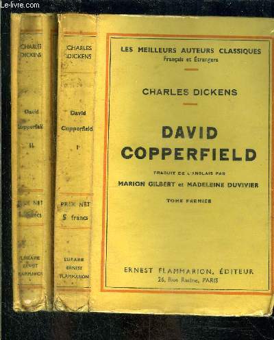 DAVID COPPERFIELD- 2 TOMES EN 2 VOLUMES