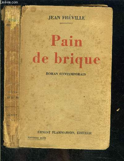 PAIN DE BRIQUE- ROMAN CONTEMPORAIN