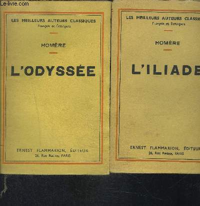 L ILIADE - L ODYSEE - EN 2 VOLUMES