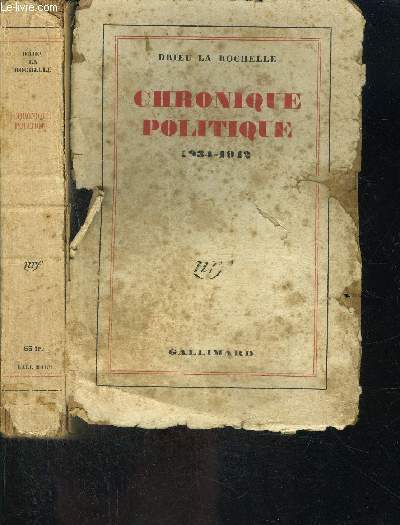 CHRONIQUE POLITIQUE- 1934-1942