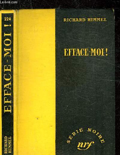 EFFACE-MOI! - COLLECTION SERIE NOIRE 224