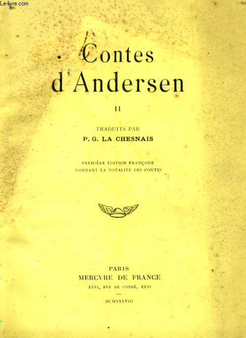 CONTES D'ANDERSEN, TOME 2