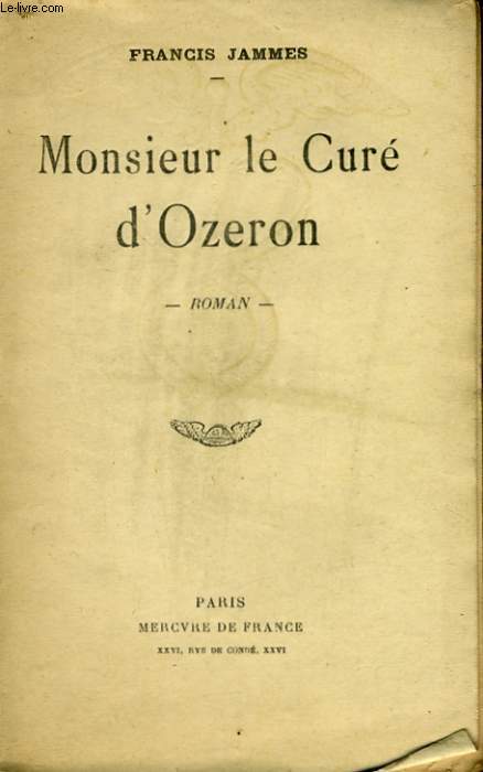 MONSIEUR LE CURE D'OZERON