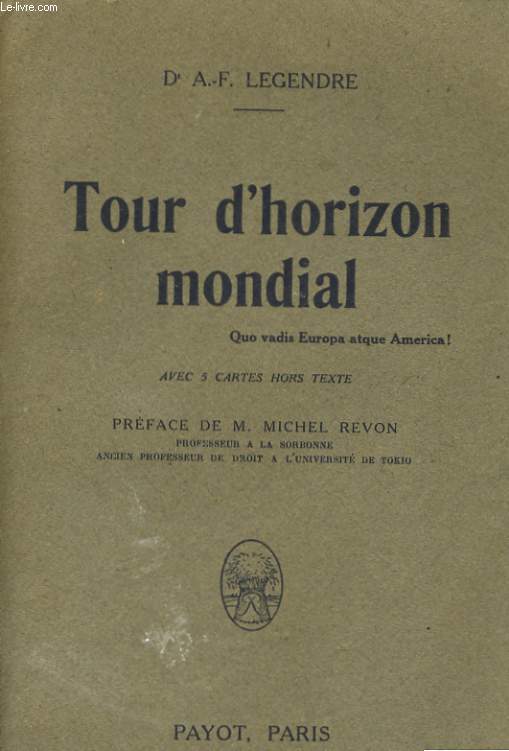 TOUR D'HORIZON MONDIAL