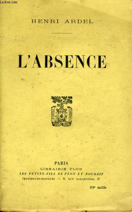 L'ABSENCE