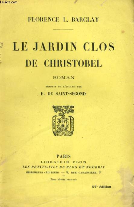LE JARDIN CLOS DE CHRISTOBEL