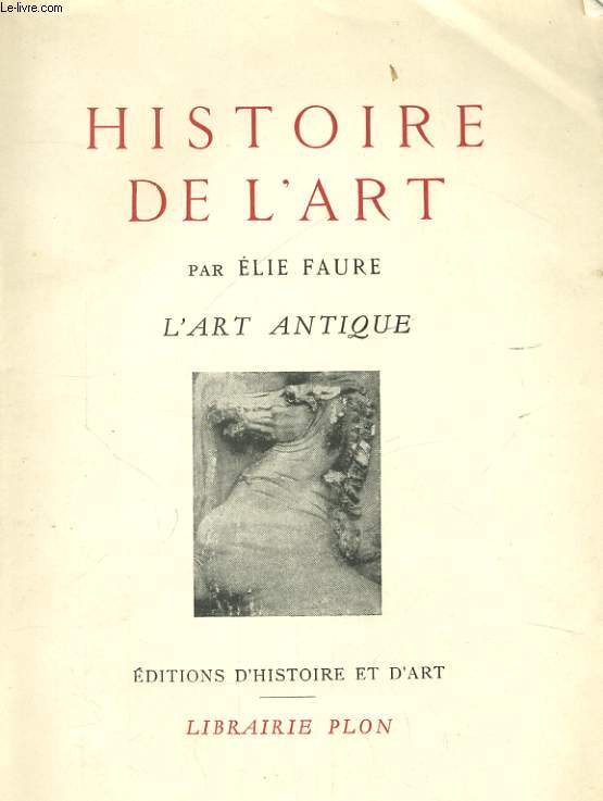 HISTOIRE DE L'ART, L'ART ANTIQUE