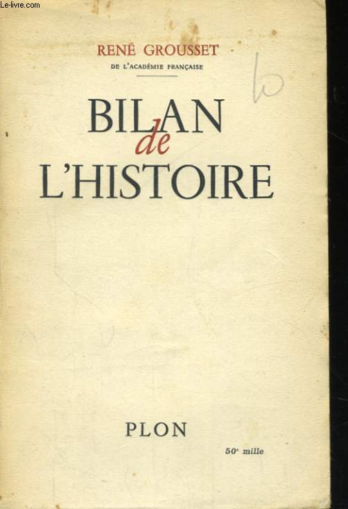 BILAN DE L'HISTOIRE