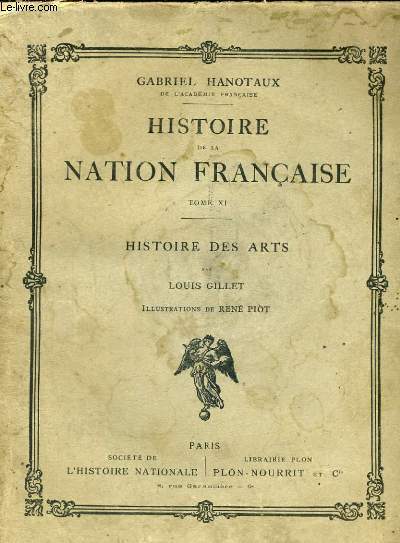 HISTOIRE DE LA NATION FRANCAISE, TOME 11: HISTOIRE DES ARTS