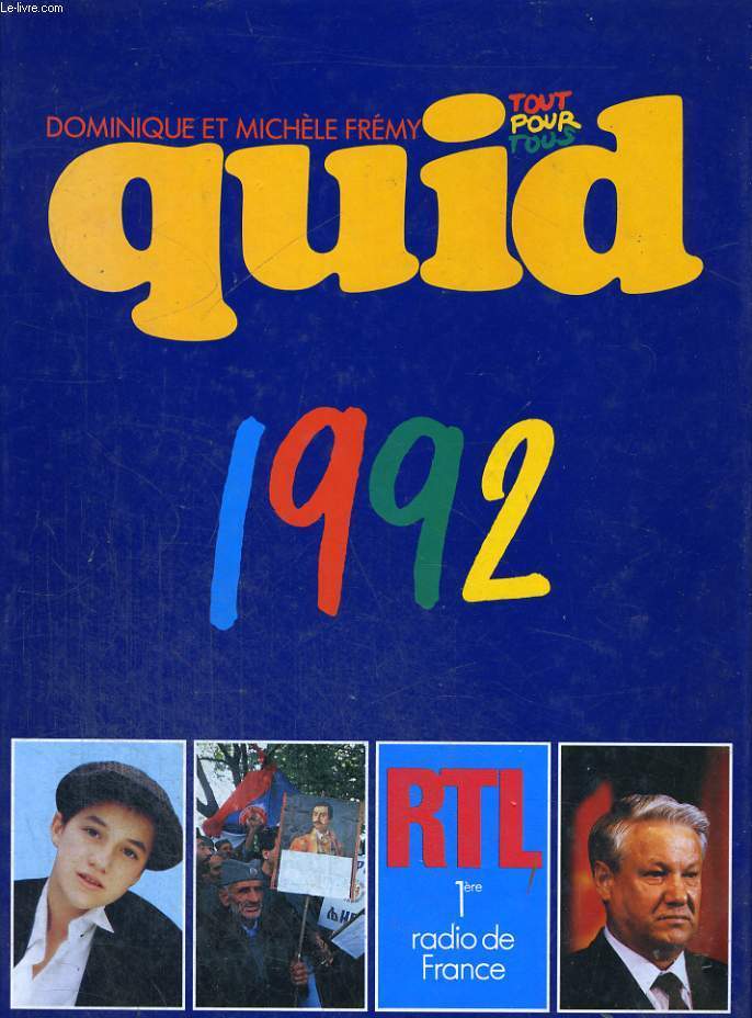 QUID? TOUT POUR TOUS. 1992.