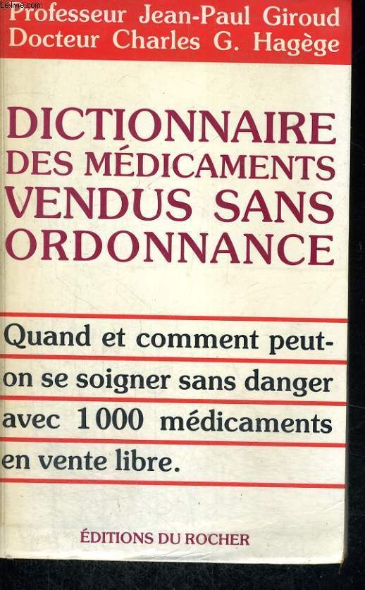 Dictionnaire des mdicaments vendus sans ordonnance