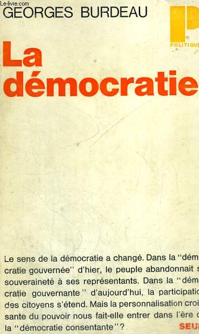 LA DEMOCRATIE - Collection Politique n1