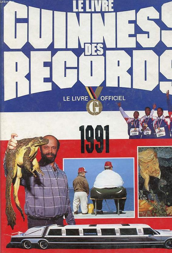 LE LIVRE GUINNESS DES RECORDS 1991 - LE LIVRE OFFICIEL