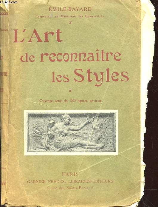 L'ART DE RECONNAITRE LES STYLES