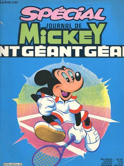 JOURNAL DE MICKEY GEANT N1623 BIS