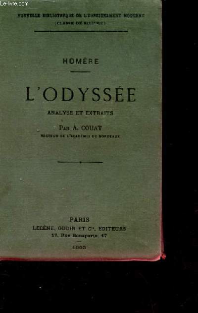 L'ODYSSEE. ANALYSE ET EXTRAITS