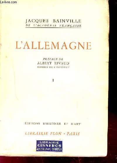 L'ALLEMAGNE. TOME 1