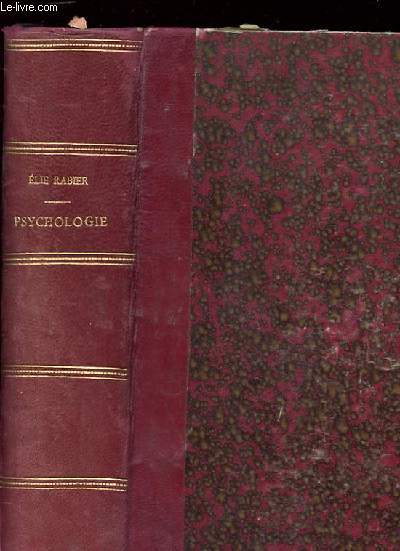 LECONS DE PHILOSOPHIE. TOME 1. PSYCHOLOGIE