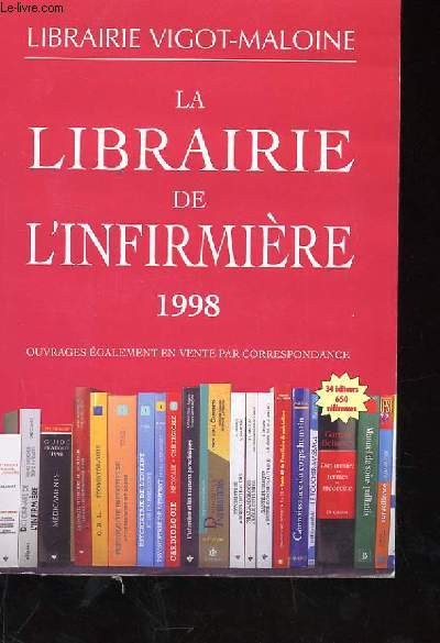 LA LIBRAIRIE DE L'INFIRMIERE 1998