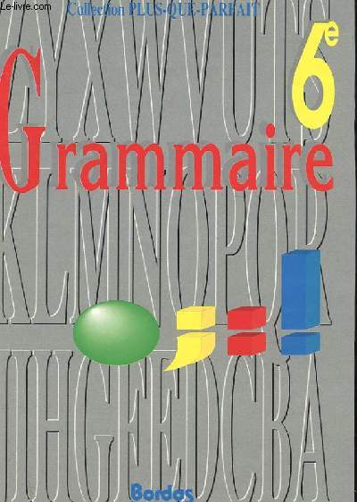 GRAMMAIRE 6me