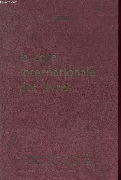 LA COTE INTERNATIONALE DES LIVRES et manuscrit - 1er octobre 1966- 31 juillet 1967 et le 1er octobre 1967 au 31 juillet 1968