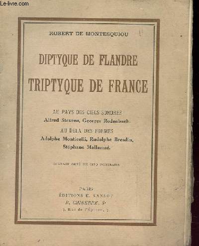 DIPTYQUE DE FLANDRE TRIPTYQUE DE FRANCE