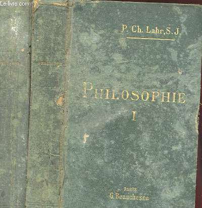 COURS DE PHILOSOPHIE TOME 1 ET 2. 18EME EDITION. 1: PSYCHOLOGIE. LOGIQUE. 2 : MORALE. METAPHYSIQUE. HISTOIRE DE LA PHILOSOPHIE.