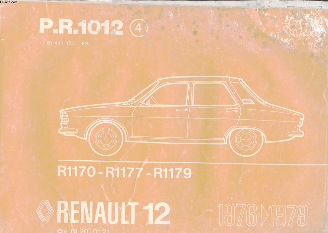 RENAULT 12. R1170-R1177 - R1179. 1976-1979.