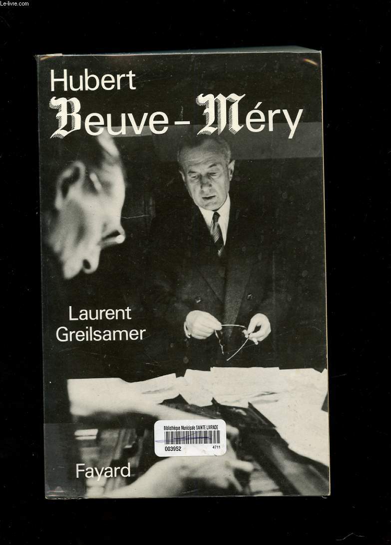 HUBERT BEUVE-MERY 1902-1989