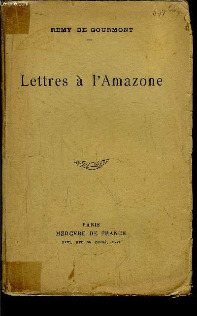 LETTRES A L'AMAZONE