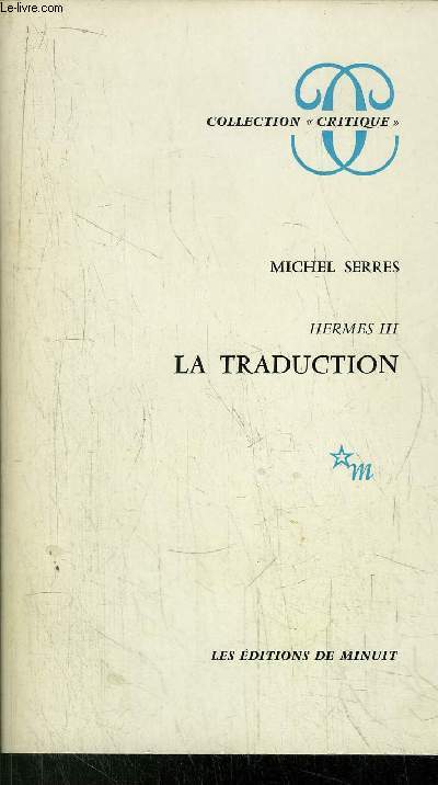 HERMES III - LA TRADUCTION - COLLECTION 