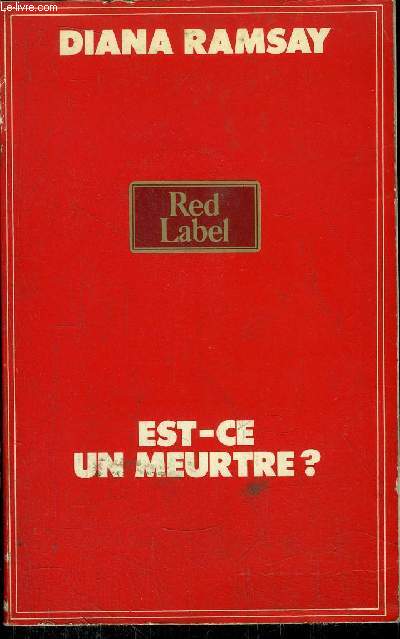 EST-CE UN MEURTRE ? COLLECTION RED LABEL