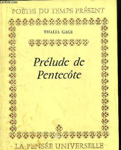 PRELUDE DE PENTECOTE