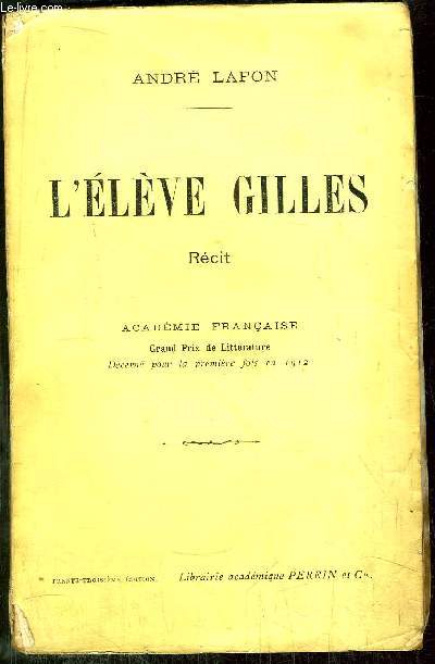 L'ELEVE GILLES