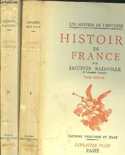 HISTOIRE DE FRANCE- 2 VOLUMES - TOME I+II