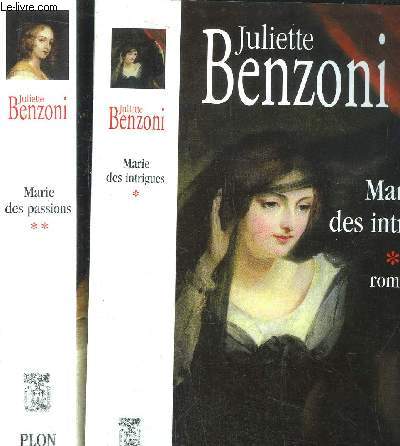 MARIE DES INTRIGUES - MARIE DES PASSIONS - 2 VOLUMES - TOME I+II