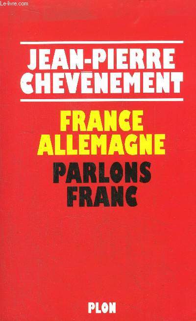 FRANCE ALLEMAGNE - PARLONS FRANC