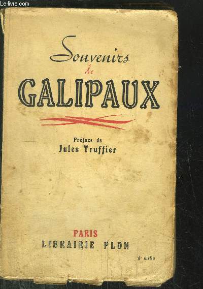 SOUVENIRS DE GALIPAUX
