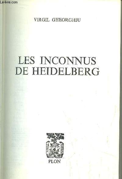 LES INCONNUS DE HEIDELBERG