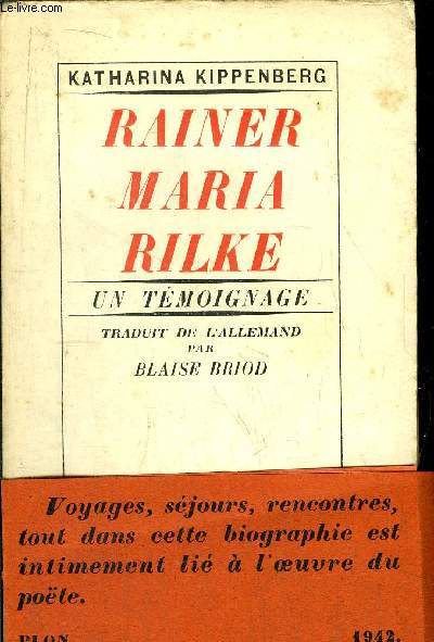 RAINER MARIA RILKE - UN TEMOIGNAGE