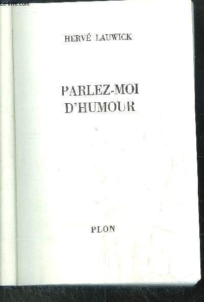 PARLEZ-MOI D'HUMOUR